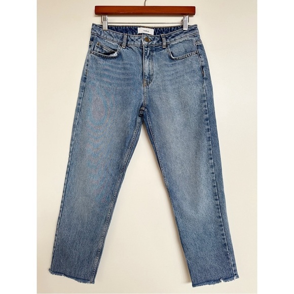 Ba&sh Evan Raw Hem Cropped Jeans Size 1 / Small - Picture 2 of 13